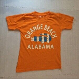Orange Beach Alabama Alligator Alvin's Island Boy's Size Small T Shirt